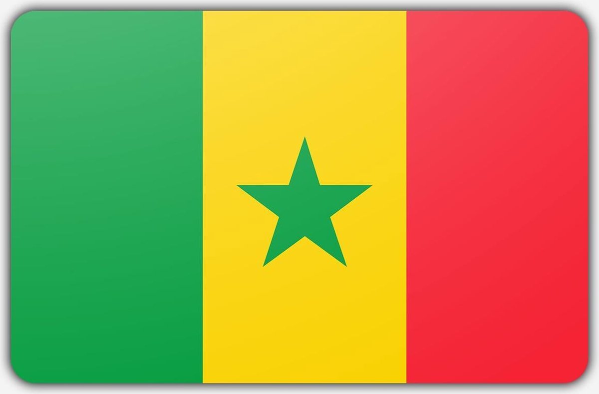 Vlag Senegal - 100 x 150 cm - Polyester