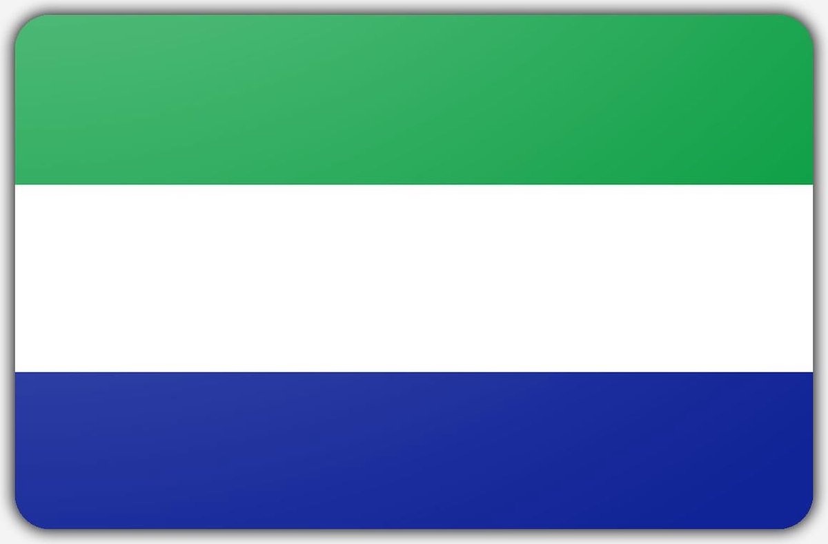 Vlag Sierra Leone - 100 x 150 cm - Polyester