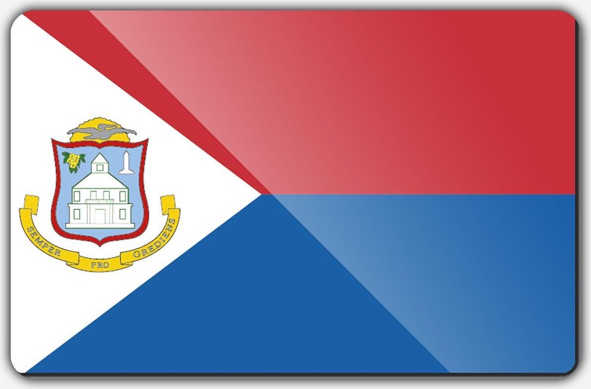 Vlag Sint Maarten - 70 x 100 cm - Polyester