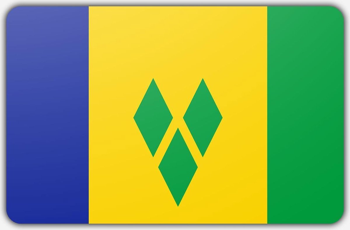 Vlag St. Vincent en de Grenadines - 150 x 225 cm - Polyester