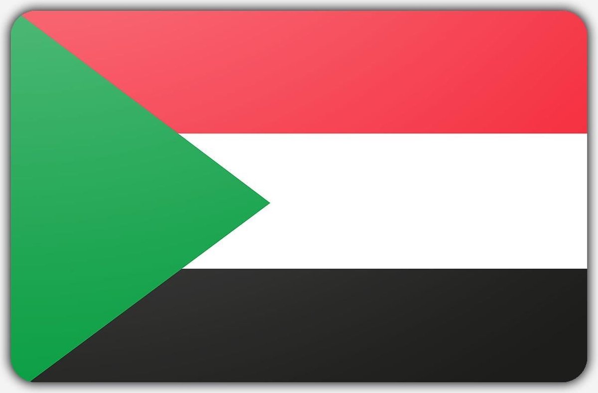 Vlag Sudan - 100 x 150 cm - Polyester