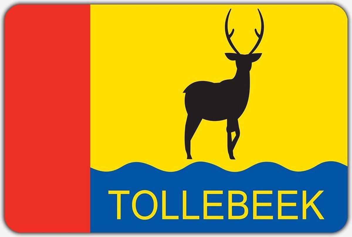 Vlag Tollebeek - 150 x 225 cm - Polyester