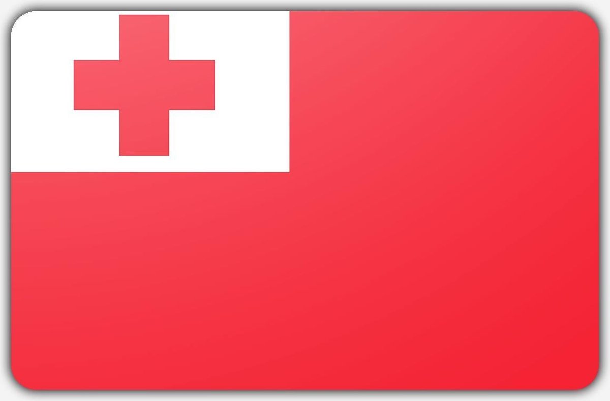 Vlag Tonga - 100 x 150 cm - Polyester