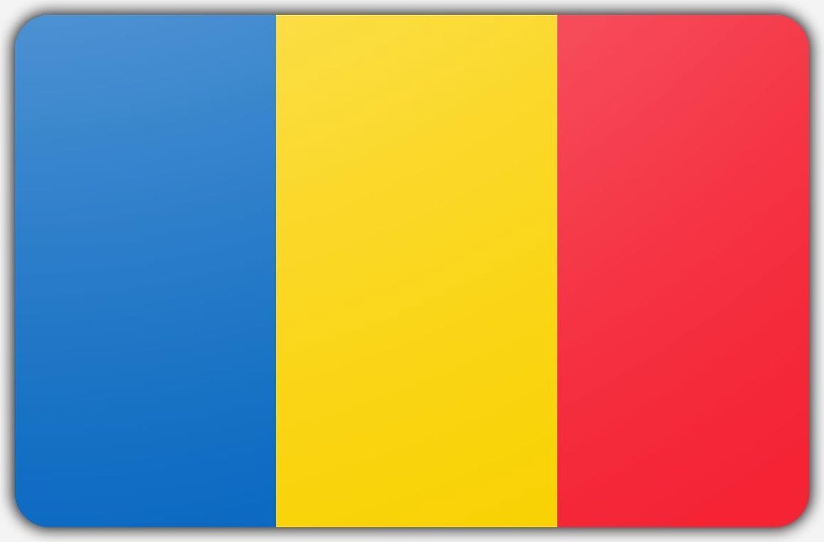 Vlag Tsjaad - 100 x 150 cm - Polyester