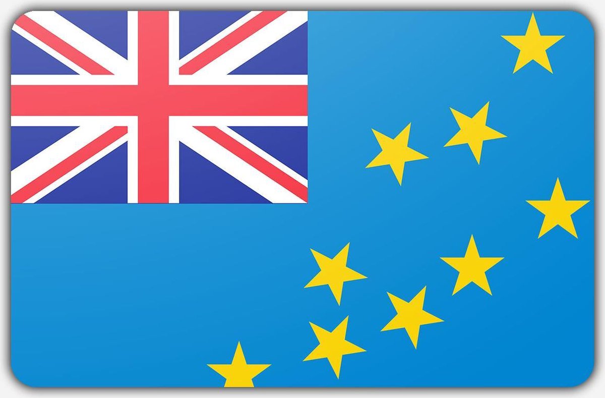 Vlag Tuvalu - 100 x 150 cm - Polyester