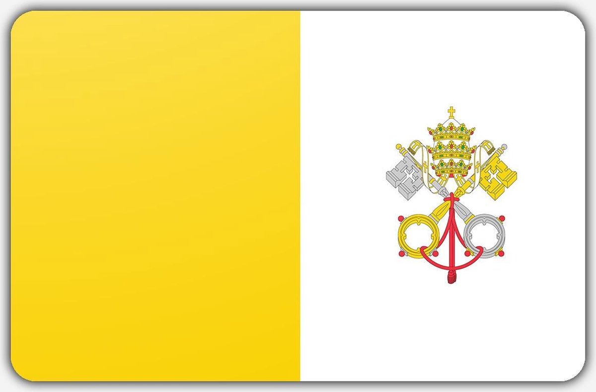 Vlag Vaticaanstad - 200 x 300 cm - Polyester