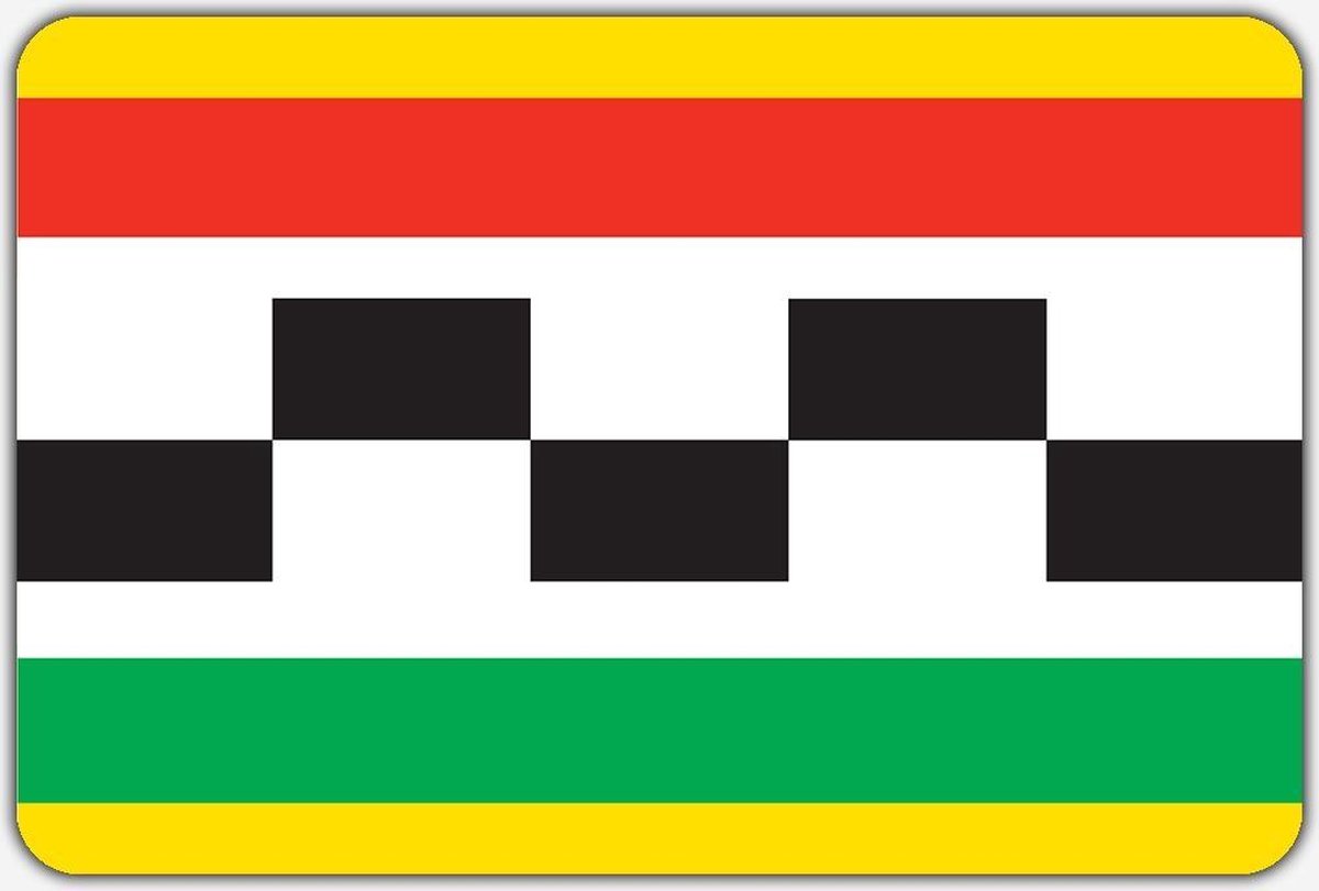 Vlag Veenwouden - 100 x 150 cm - Polyester