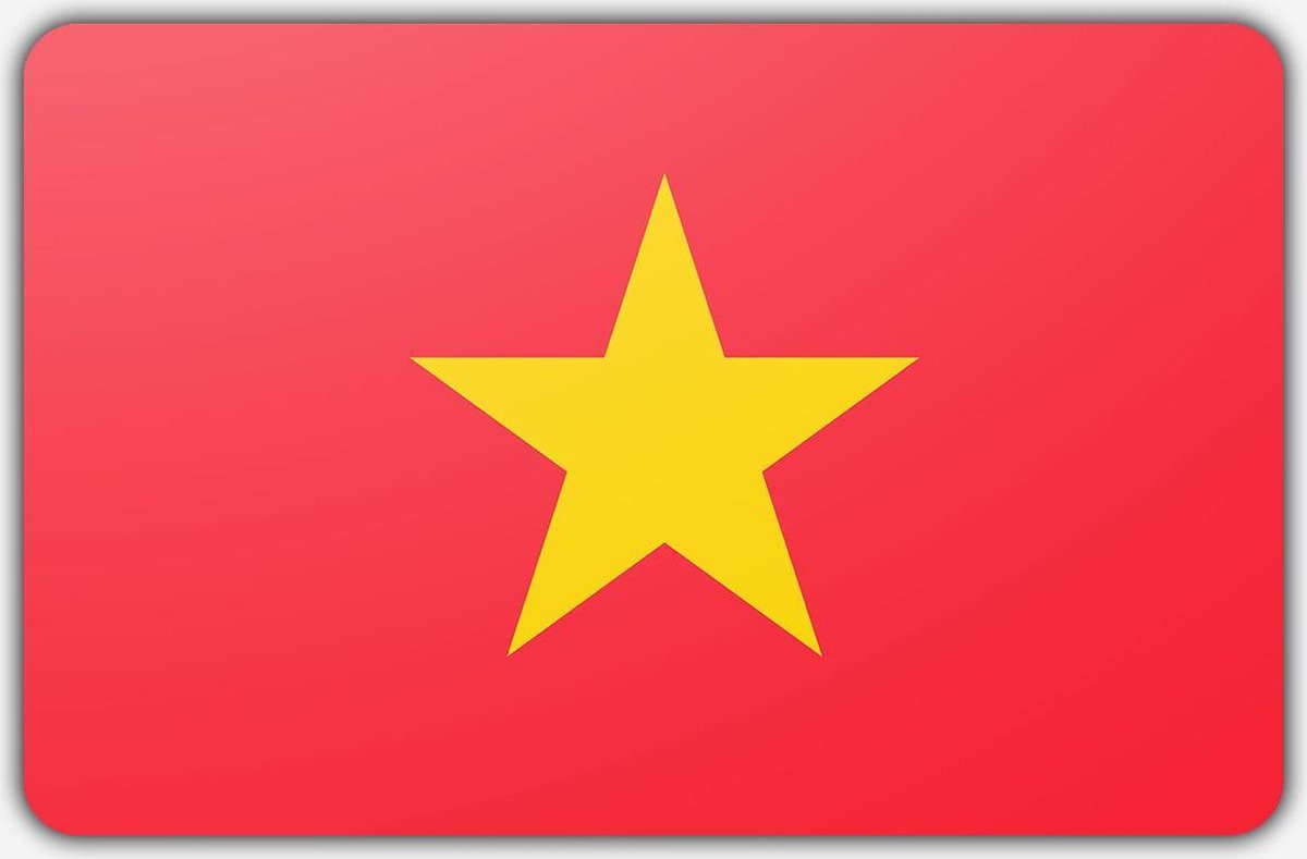 Vlag Vietnam - 200 x 300 cm - Polyester