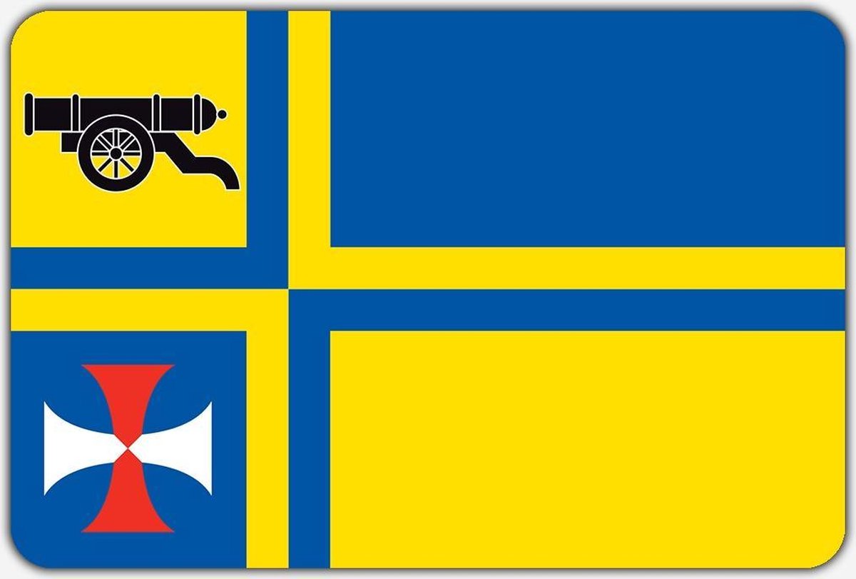 Vlag Vlagtwedde - 150 x 225 cm - Polyester