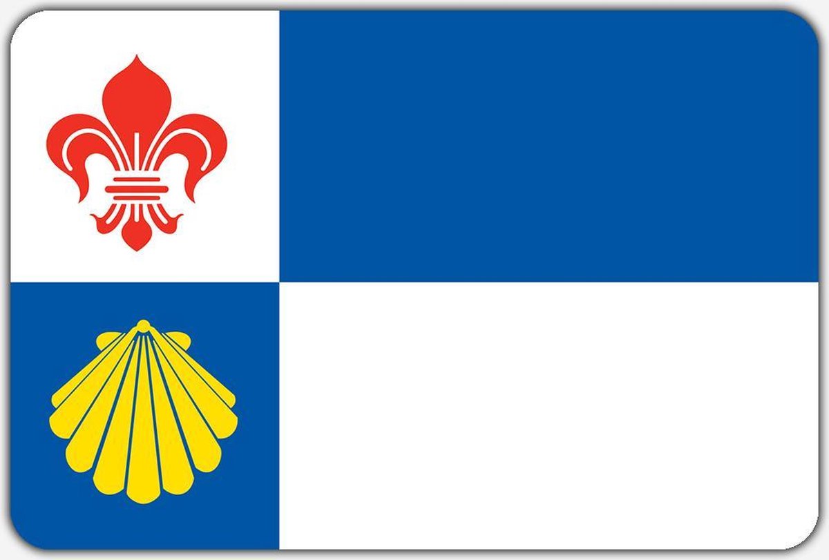 Vlag Westerhoven - 150 x 225 cm - Polyester