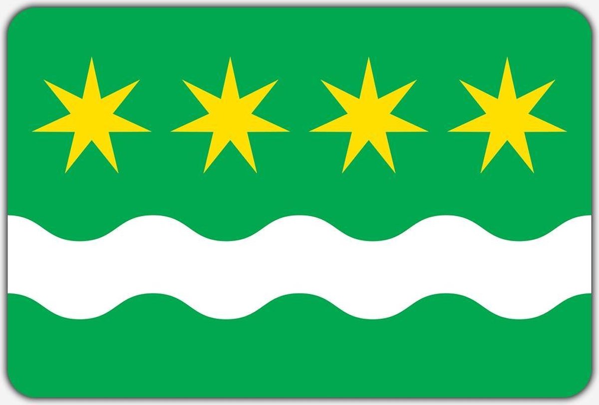 Vlag Winsum (Groningen) - 70 x 100 cm - Polyester