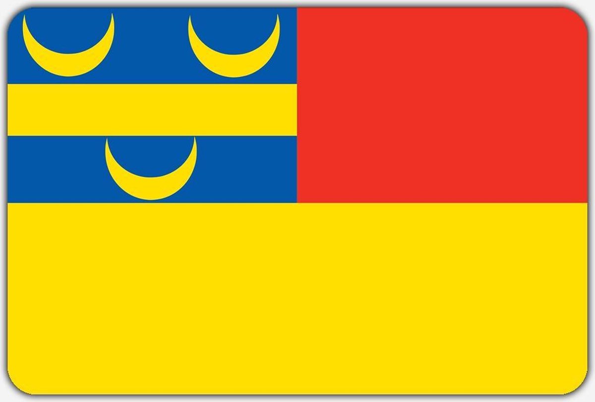 Vlag Woubrugge - 100 x 150 cm - Polyester