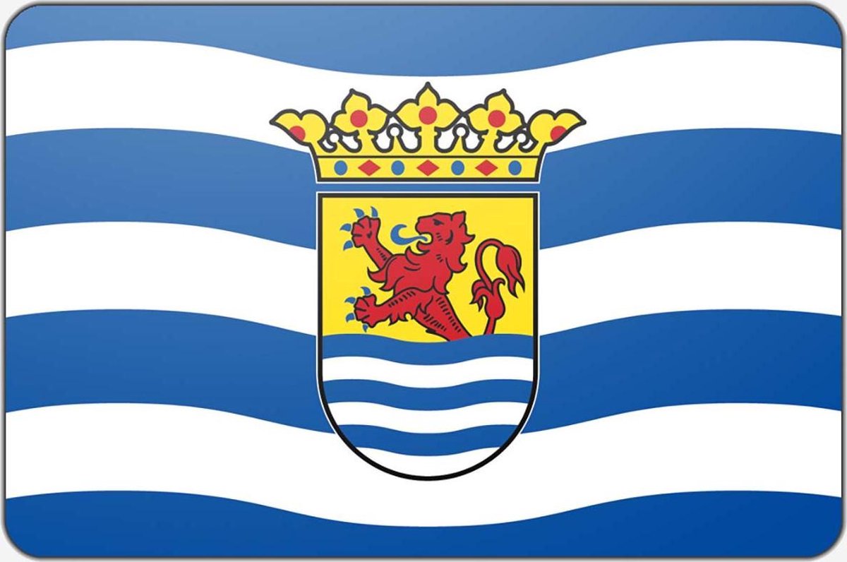 Vlag Zeeland - 100 x 150 cm - Polyester