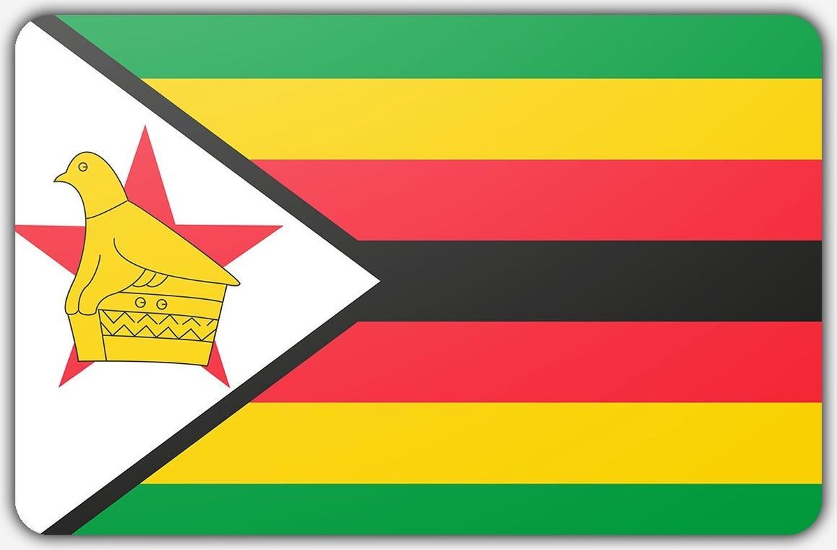 Vlag Zimbabwe - 70 x 100 cm - Polyester