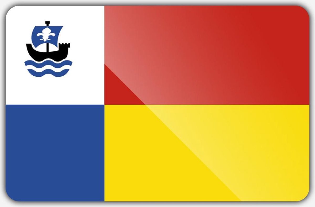 Vlag gemeente Almere - 200 x 300 cm - Polyester