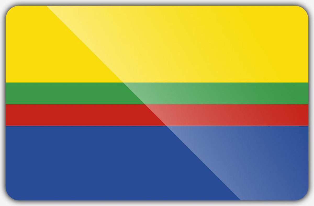 Vlag gemeente Appingedam - 70 x 100 cm - Polyester