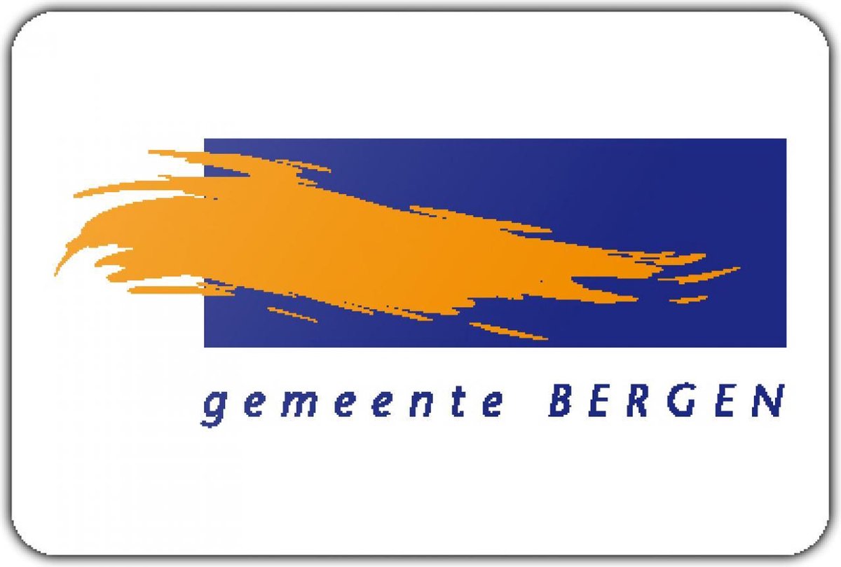 Vlag gemeente Bergen (Noord-holland) - 150 x 225 cm - Polyester