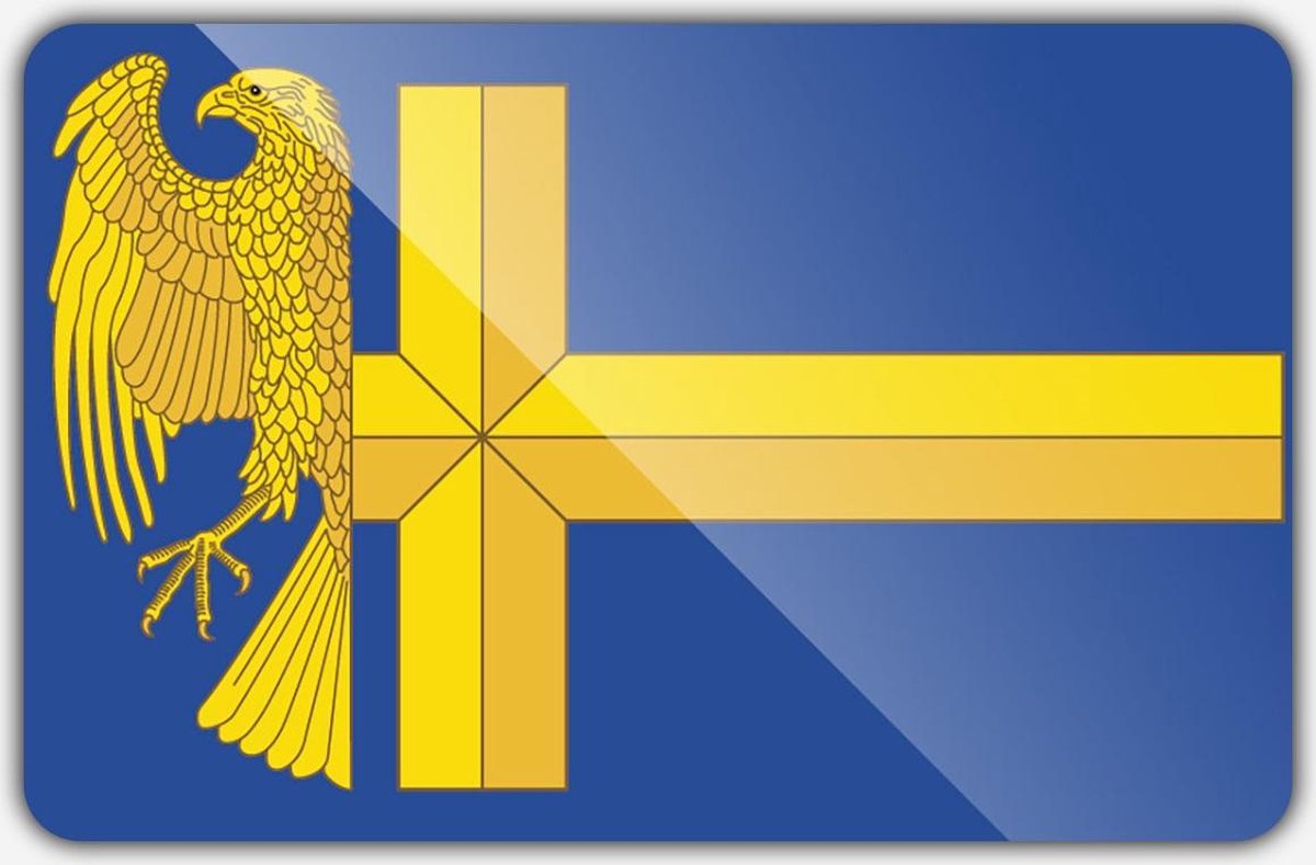 Vlag gemeente Bunschoten - 150 x 225 cm - Polyester