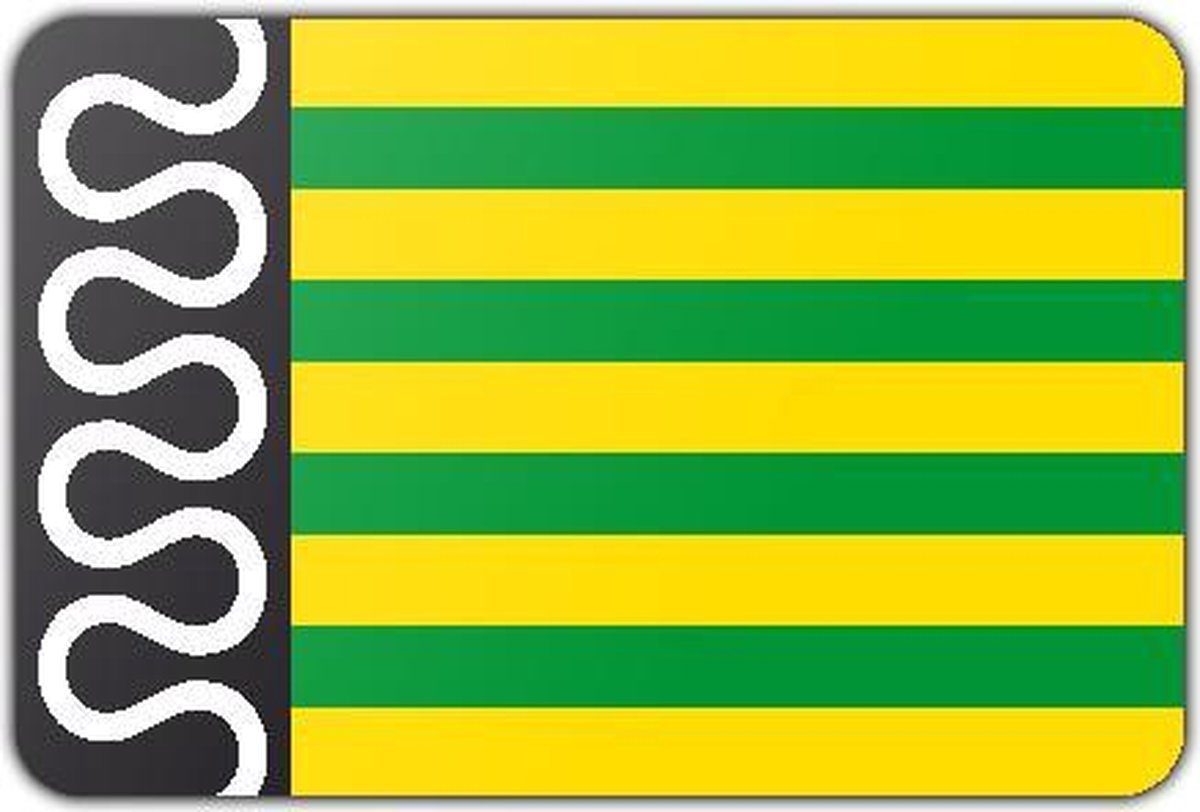 Vlag gemeente De Wolden - 150 x 225 cm - Polyester