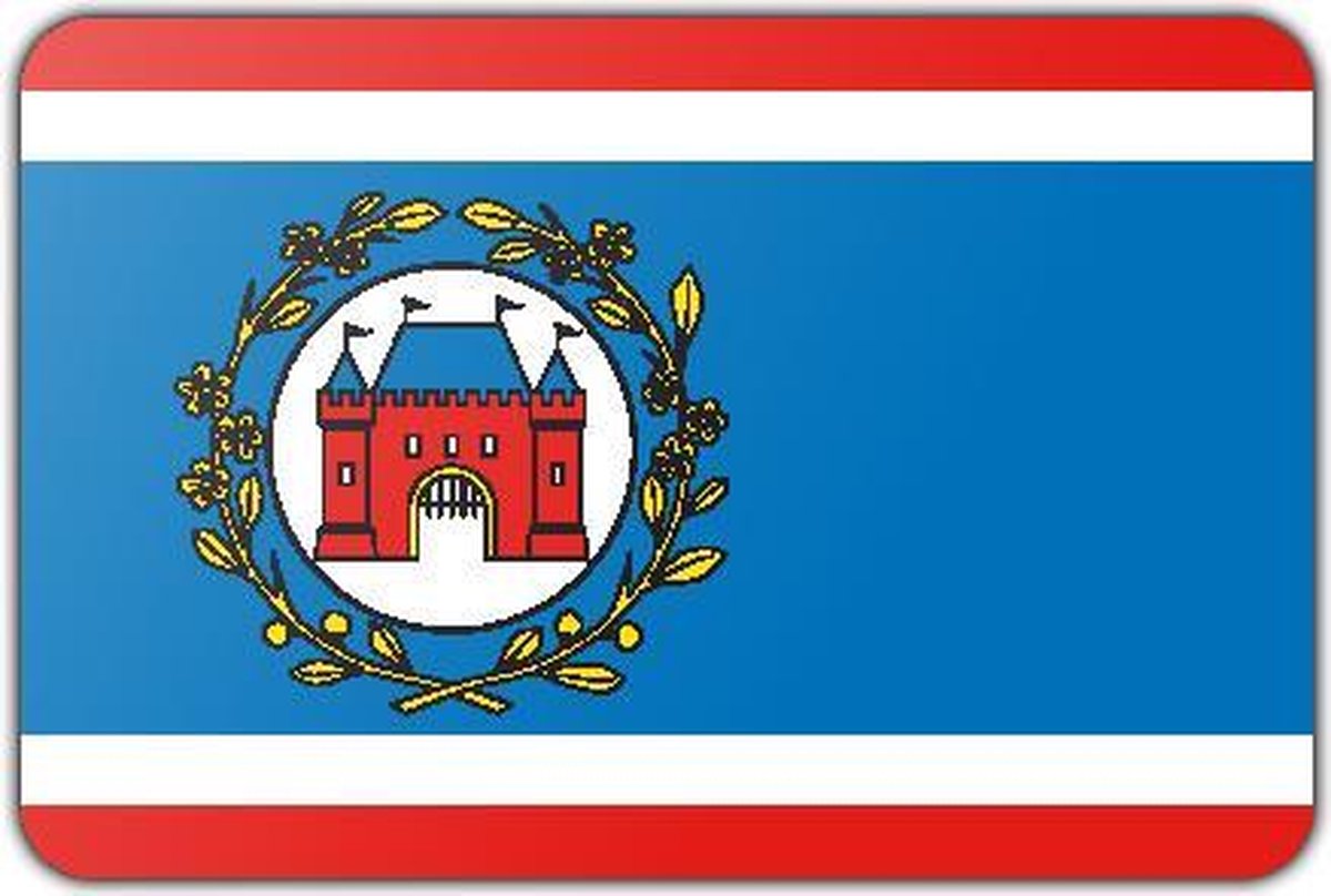 Vlag gemeente Elburg - 200 x 300 cm - Polyester