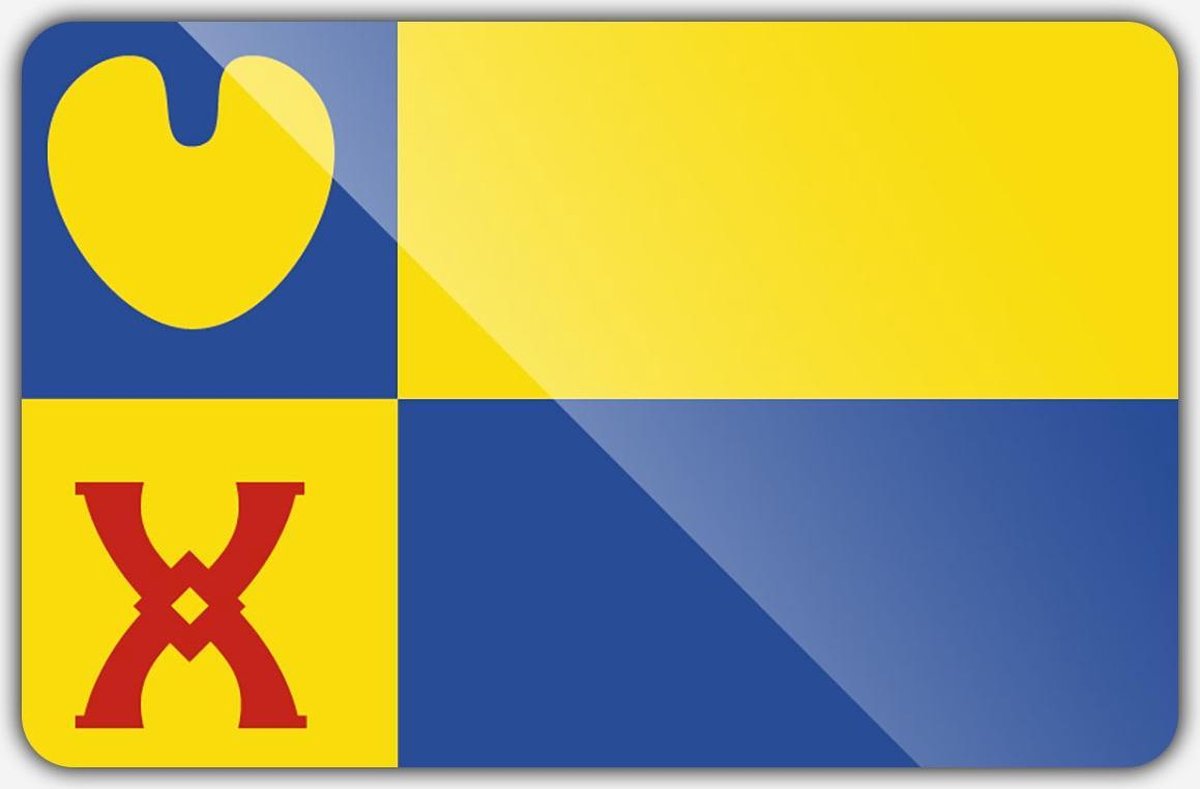 Vlag gemeente Geldrop-Mierlo - 150 x 225 cm - Polyester