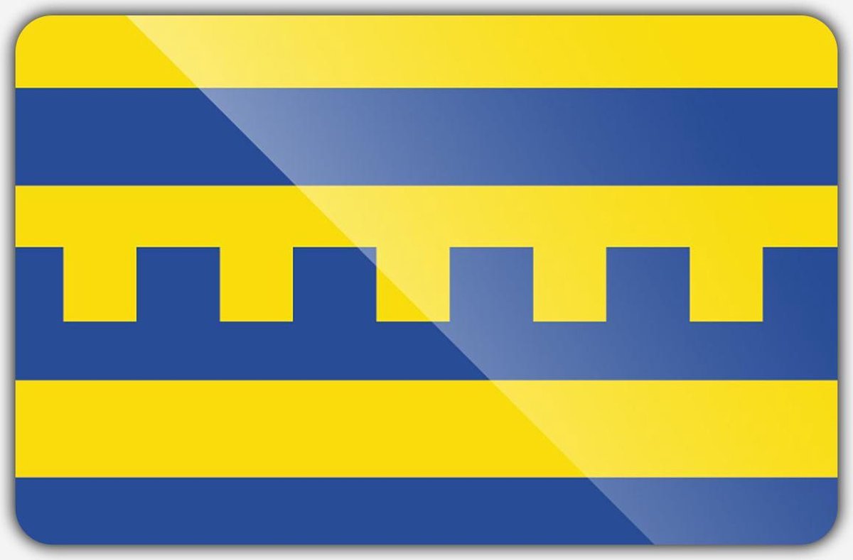 Vlag gemeente Harderwijk - 200 x 300 cm - Polyester