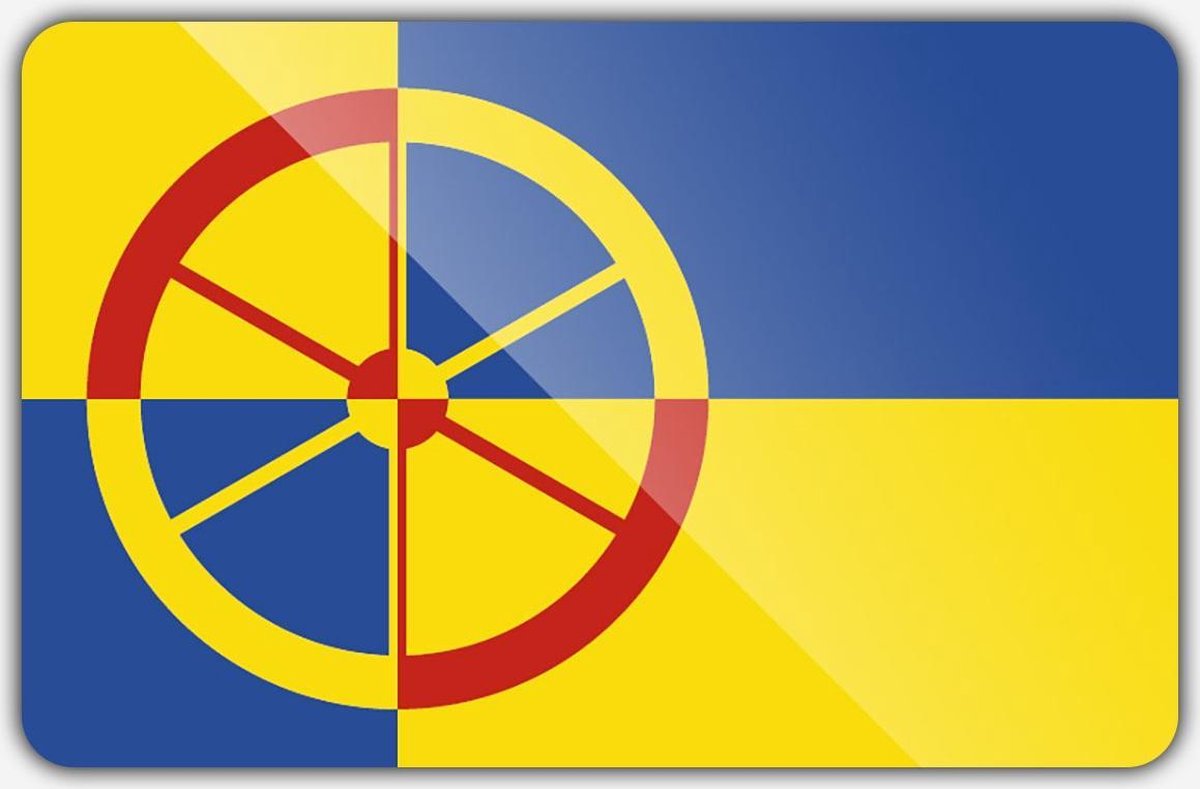 Vlag gemeente Heusden - 70 x 100 cm - Polyester