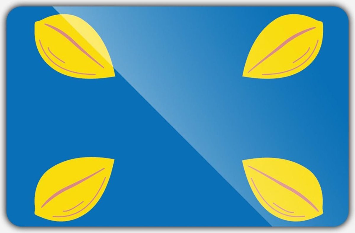 Vlag gemeente Hilversum - 70 x 100 cm - Polyester