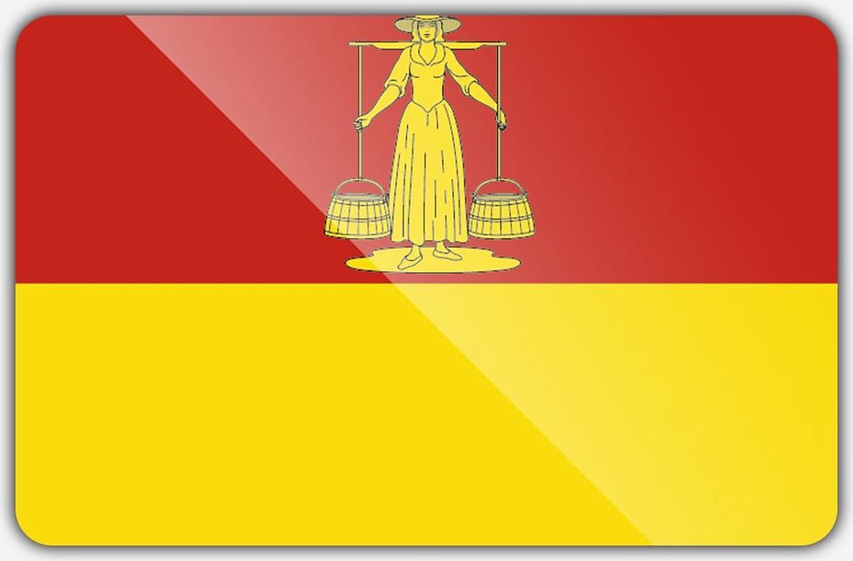 Vlag gemeente Huizen - 150 x 225 cm - Polyester