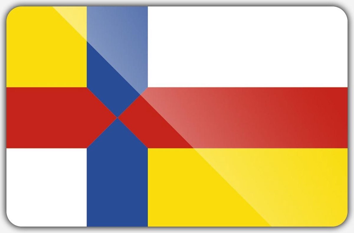 Vlag gemeente Kapelle - 150 x 225 cm - Polyester