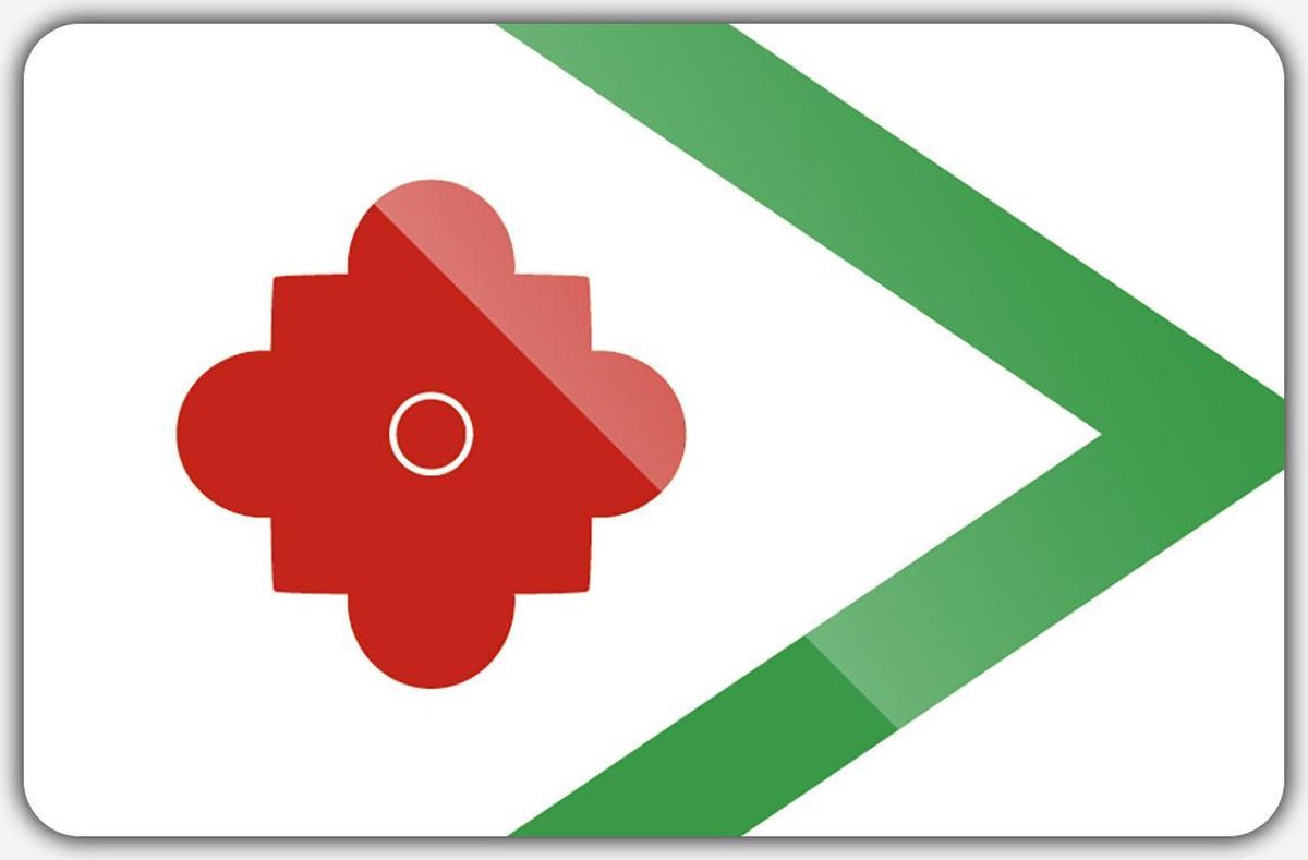 Vlag gemeente Landerd - 200 x 300 cm - Polyester