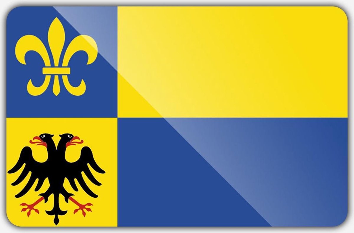 Vlag gemeente Meerssen - 150 x 225 cm - Polyester