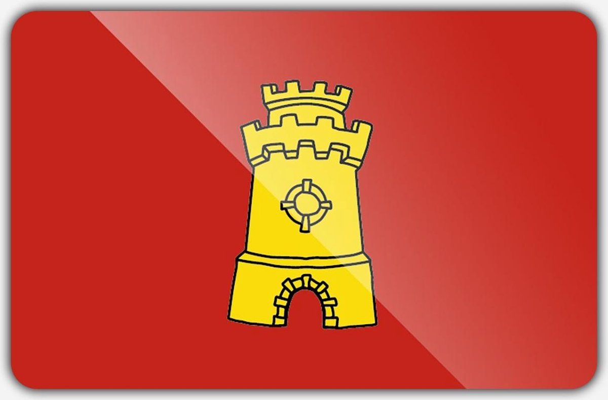 Vlag gemeente Middelburg - 100 x 150 cm - Polyester