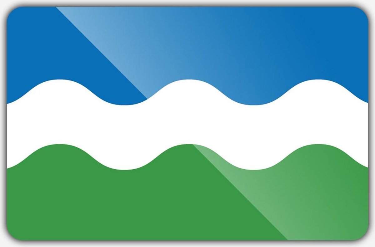 Vlag gemeente Nederweert - 100 x 150 cm - Polyester