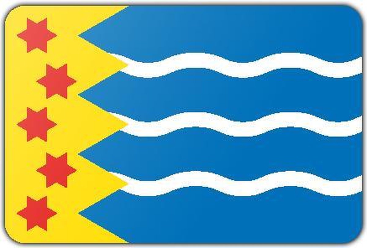 Vlag gemeente Oldambt - 200 x 300 cm - Polyester