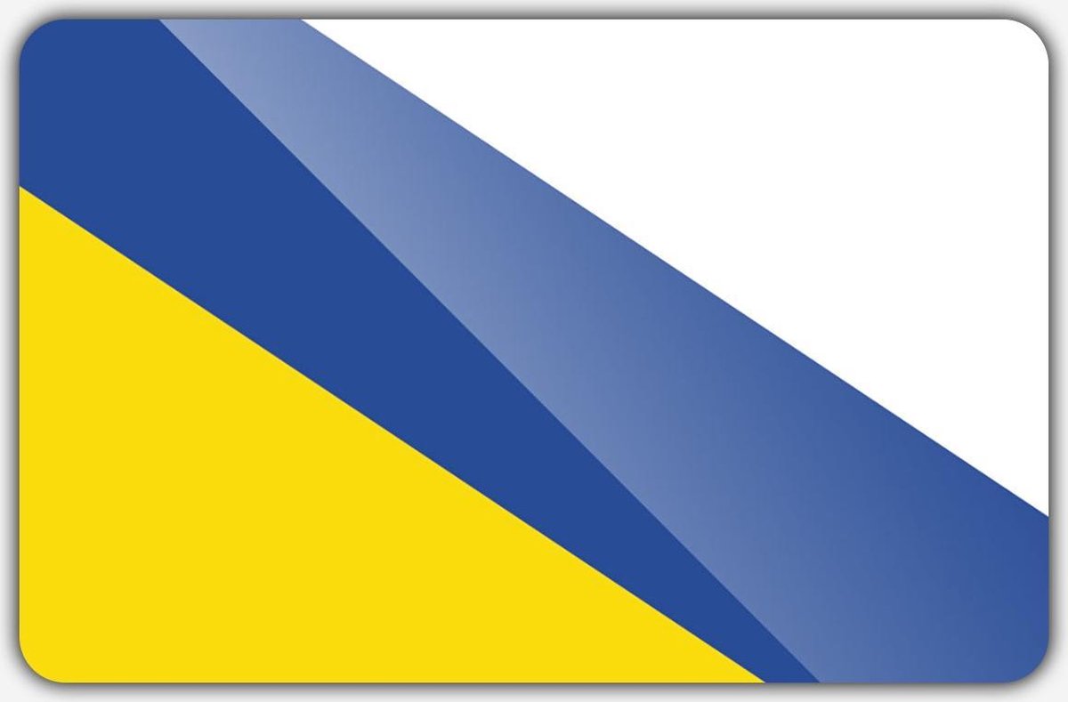 Vlag gemeente Ommen - 150 x 225 cm - Polyester