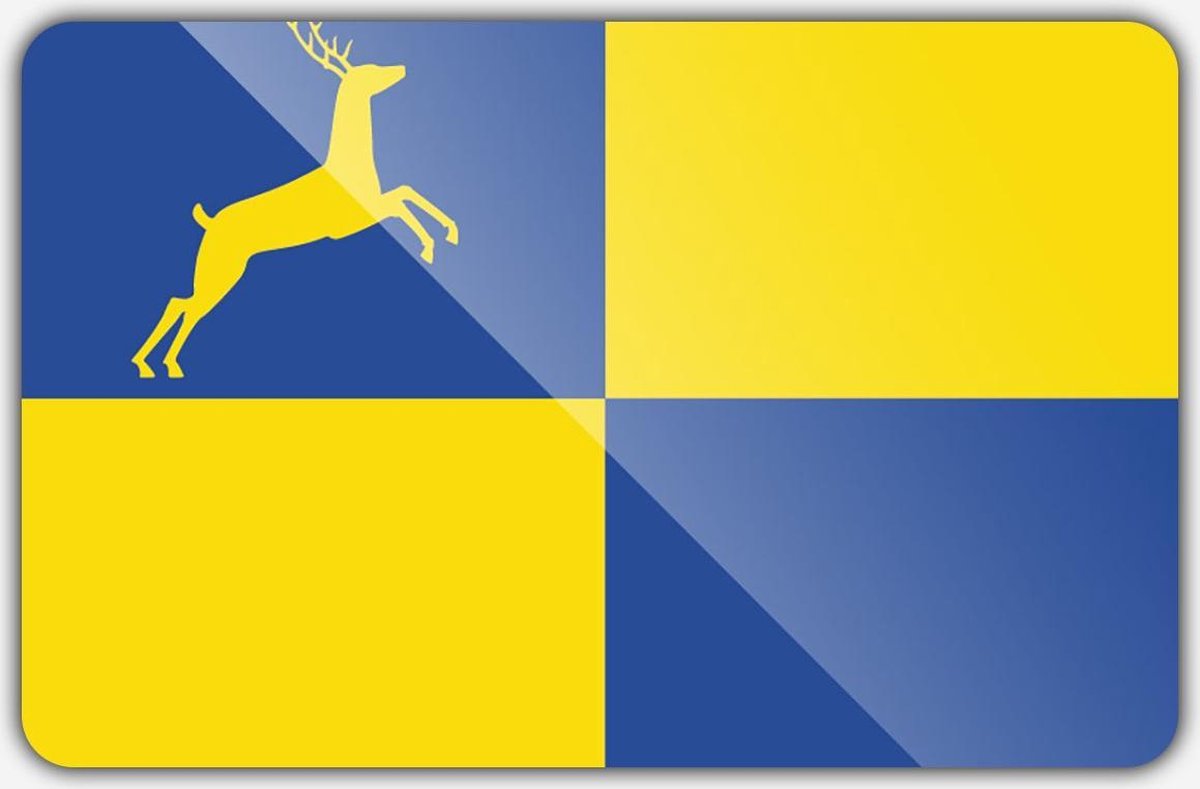 Vlag gemeente Putten - 100 x 150 cm - Polyester