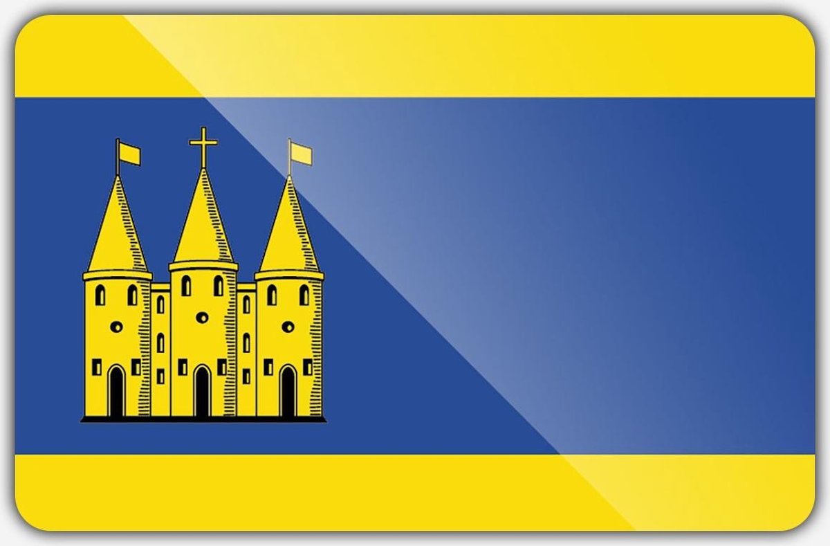 Vlag gemeente Staphorst - 150 x 225 cm - Polyester