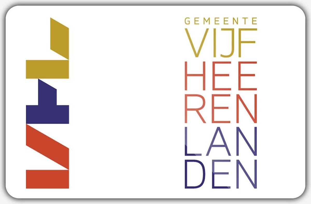 Vlag gemeente Vijfheerenlanden - 150 x 225 cm - Polyester