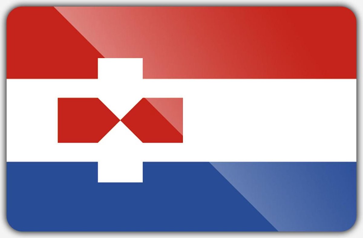 Vlag gemeente Zaanstad - 100 x 150 cm - Polyester