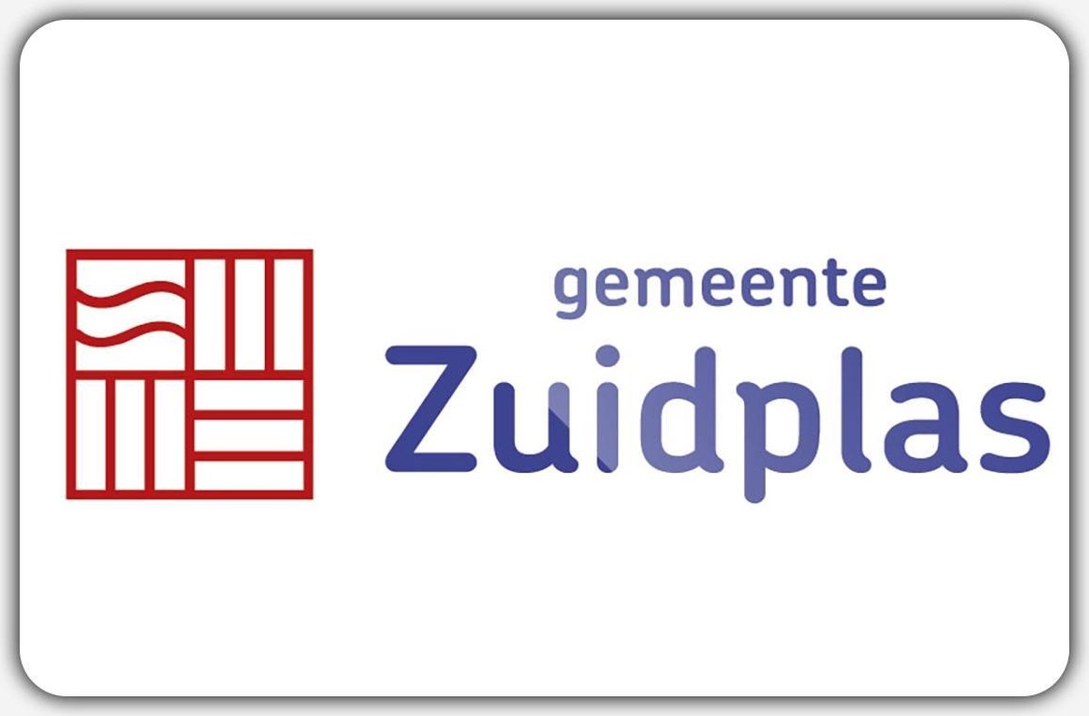 Vlag gemeente Zuidplas - 70 x 100 cm - Polyester