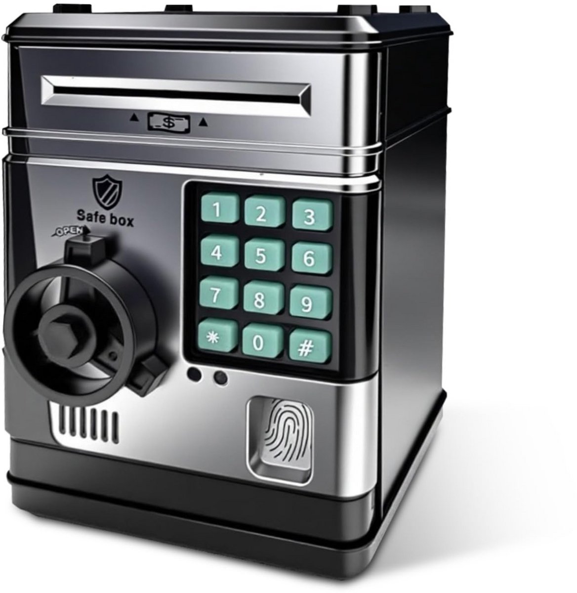 Kinderen spaarvarken - ATM-muntgeldspaarpot met wachtwoord - Elektronische geldspaarpot voor kinderen van 3-12 jaar - Bankspeelgoedcadeaus voor jongens en meisjes