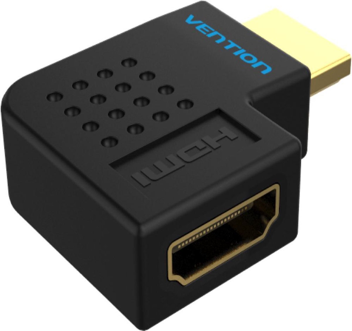 HDMI hoekadapter - 270 graden haakse HDMI aansluiting Zijwaarts - HDMI 2.0 - 4K 60Hz - Vention