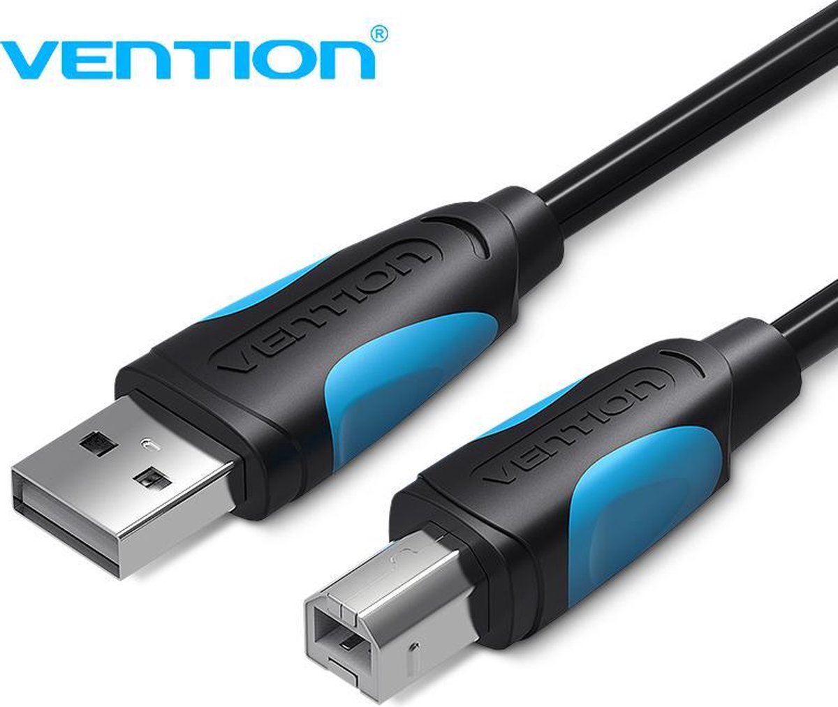 Printer Kabel USB 2.0 A Male naar USB B Male Print - Universeel - 2 meter - Vention