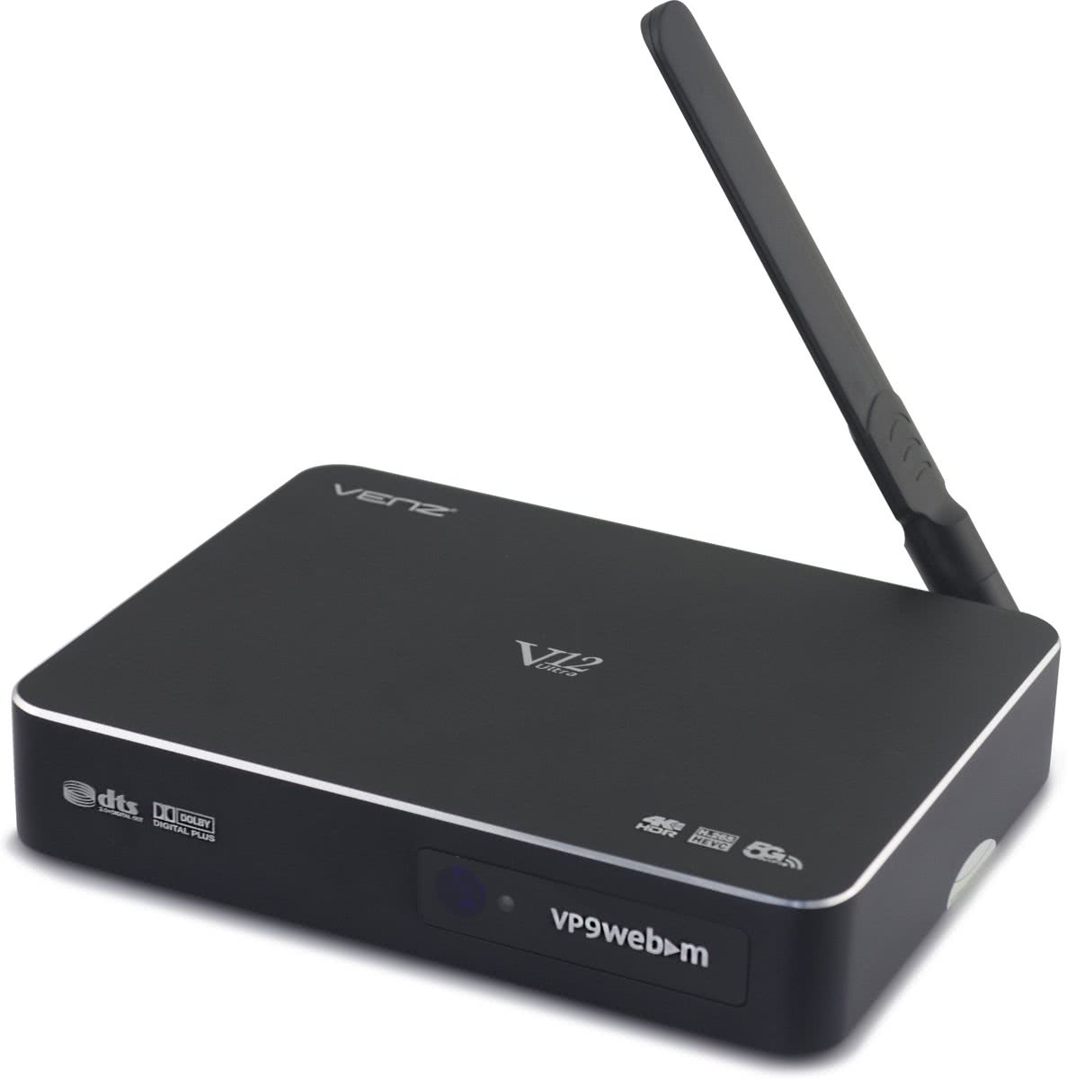 Venz Technology V12 ULTRA 4K Ultra HD 16GB Wi-Fi Ethernet LAN Zwart Smart TV-box