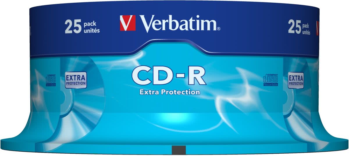 Verbatim 43432 CD-R Extra Protection Schijven - 25 Stuks / Spindel