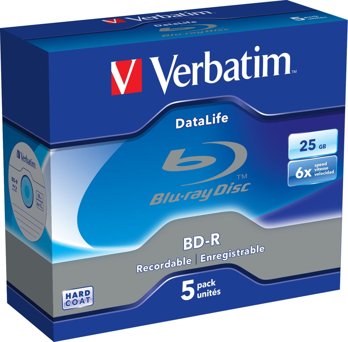 Verbatim DataLife 6x BD-R 25GB 5stuk(s)