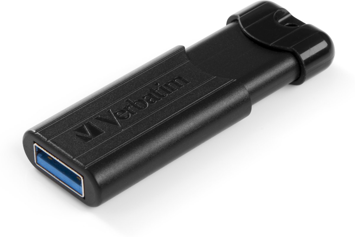 Verbatim PinStripe USB flash drive 64 GB 2.0/3.0 (3.1 Gen 1) USB-Type-A-aansluiting Zwart