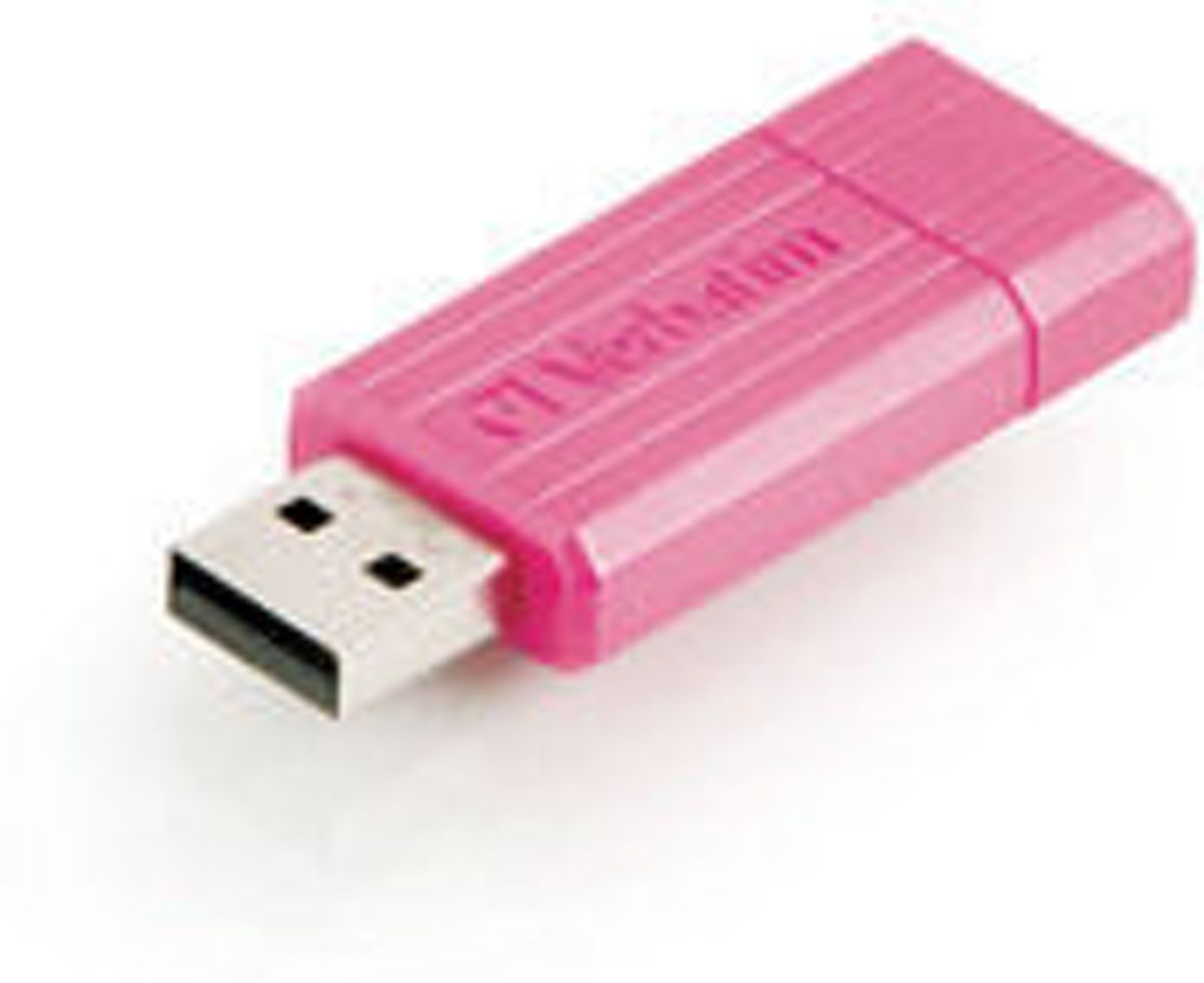 Verbatim Storengo PinStripe 16GB - USB-Stick / Roze