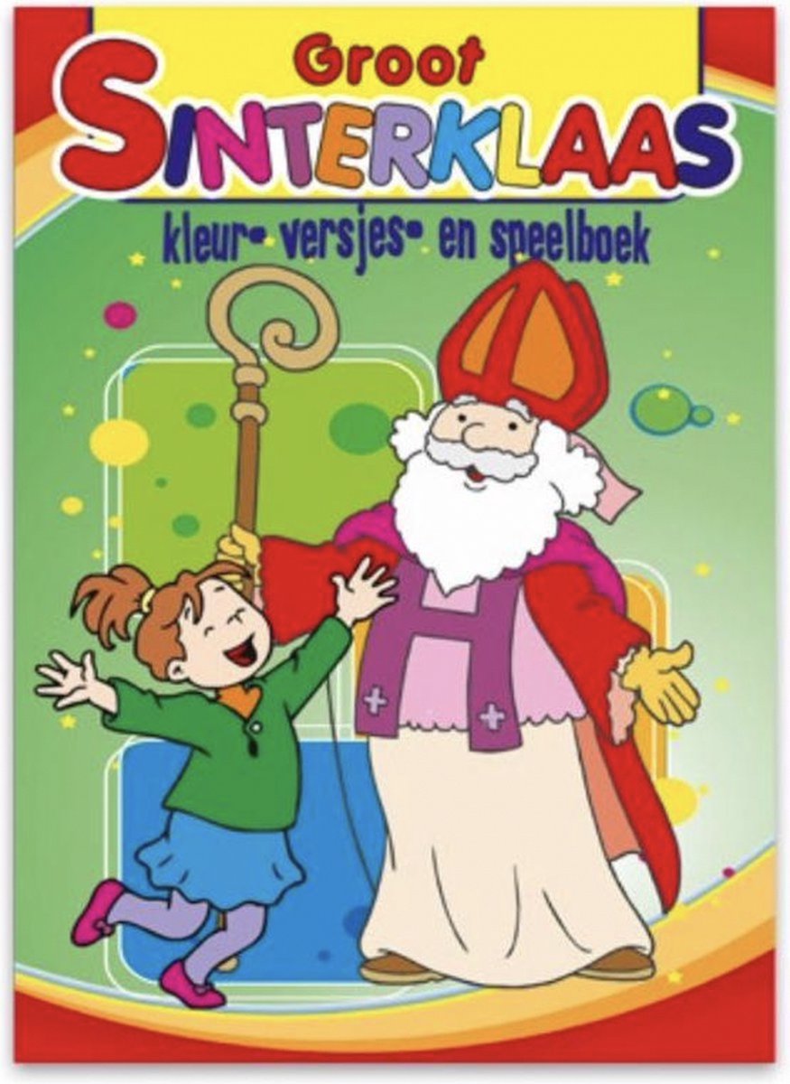 Verhaak Sinterklaas Sticker- En Speelboek A4 - Sinterklaas - Sint - Stickeren - Speelboek - Knutselen - Creatief speelgoed - Schoencadeau - Sinterklaas speelgoed - Tekenen - Kleuren - Kleurboek - Versjes - Sinterklaasversjes - Sinterklaas tekening